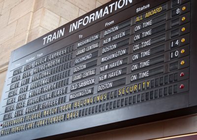Boston, New York, Philadelphia & Washington DC by train