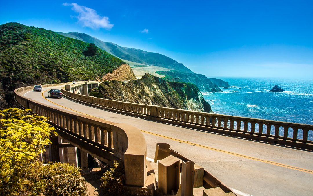 Pacific Coast Highway, from mountain to ocean